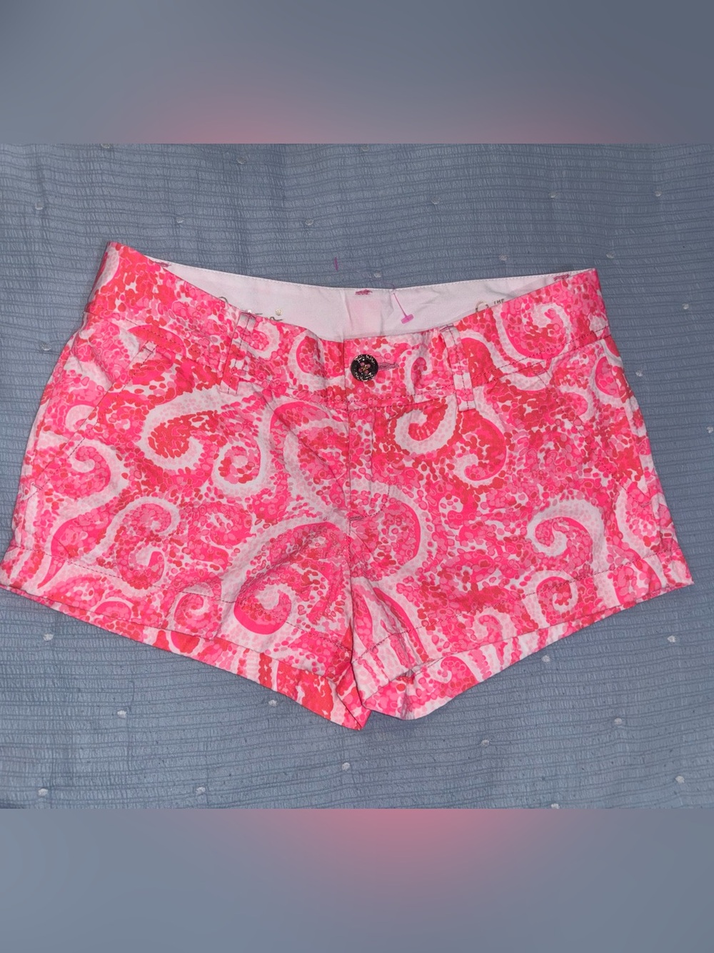 Lilly Pulitzer Hot Pink Paisley-Print Shorts - The Walsh Short